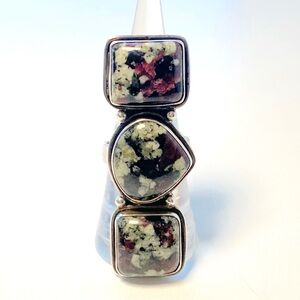 Large Dragon Stone Eudalite Crawler Ring